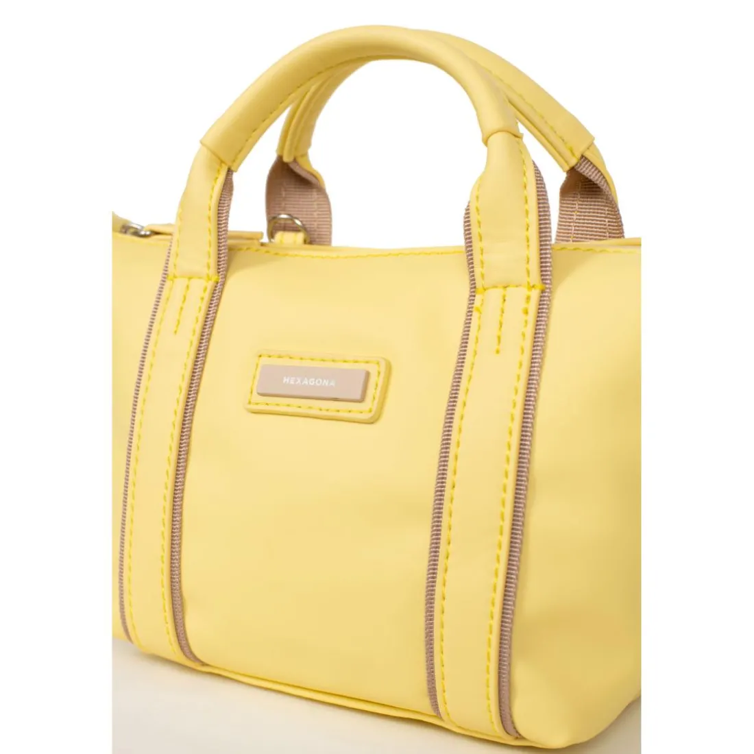 Sac cabas porté main TARA Jaune Gwen