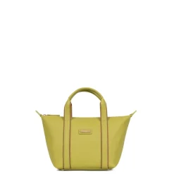 Sac cabas porté main TARA Vert anis Faye
