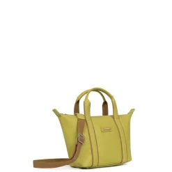 Sac cabas porté main TARA Vert anis Faye