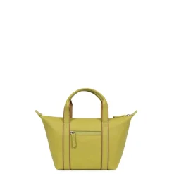 Sac cabas porté main TARA Vert anis Faye