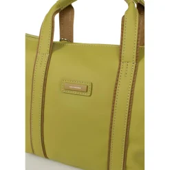 Sac cabas porté main TARA Vert anis Faye