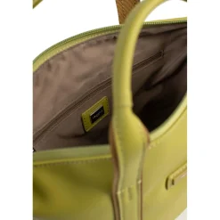 Sac cabas porté main TARA Vert anis Faye