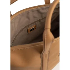Sac cabas porté main TARA Tan Elise marron