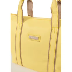 Sac cabas porté main TARA Jaune Xena