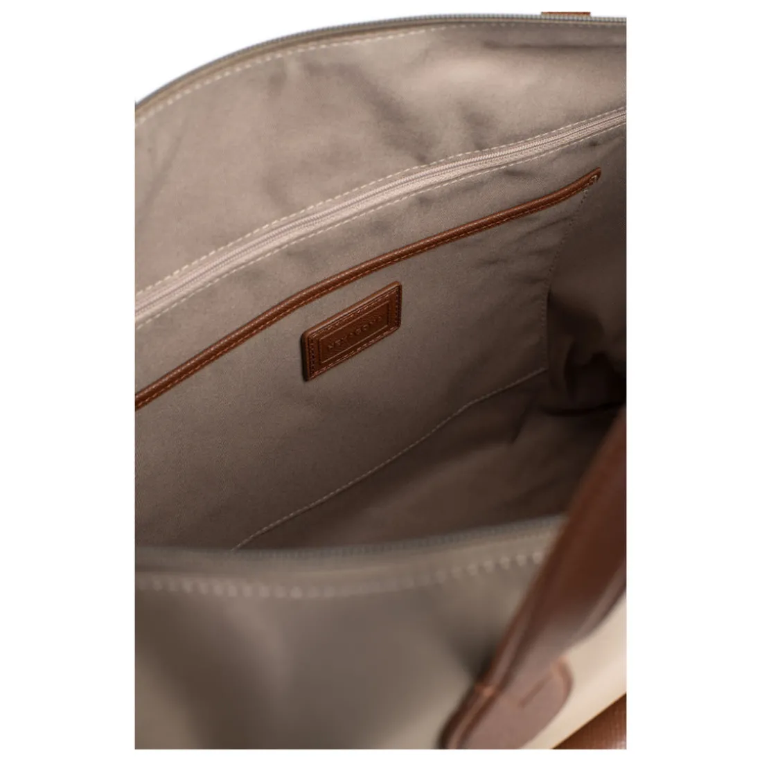 Sac cabas porté épaule A4 - Grand KIANA Taupe/Marron Cara