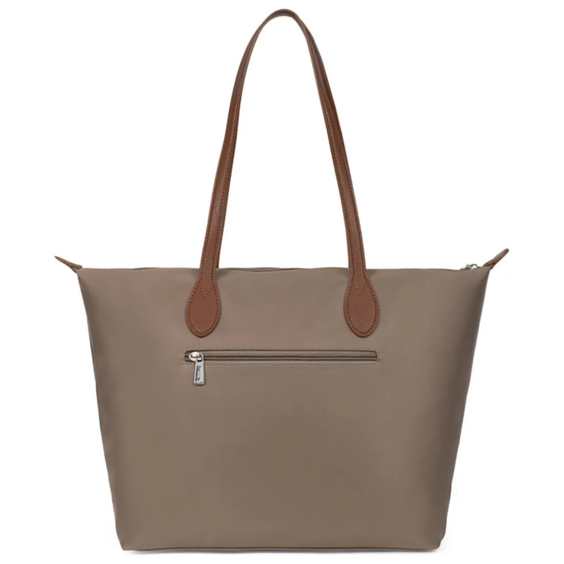 Sac cabas porté épaule A4 - Grand KIANA Taupe/Marron Cara