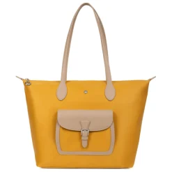 Sac cabas porté épaule A4 - Grand KIANA Jaune Hana