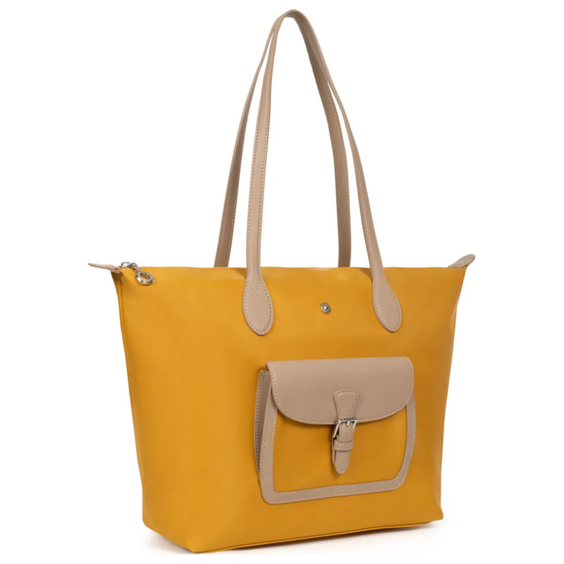 Sac cabas porté épaule A4 - Grand KIANA Jaune Hana