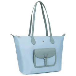 Sac cabas porté épaule A4 - Grand KIANA Bleu ciel Nora