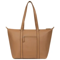 Sac cabas porté épaule A4 - Grand JOYCE Tan Dina beige