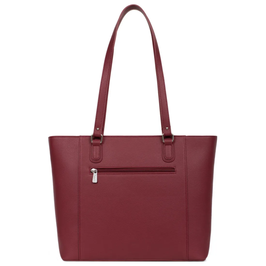 Sac cabas porté épaule A4 MAYA Carmin rouge Maya