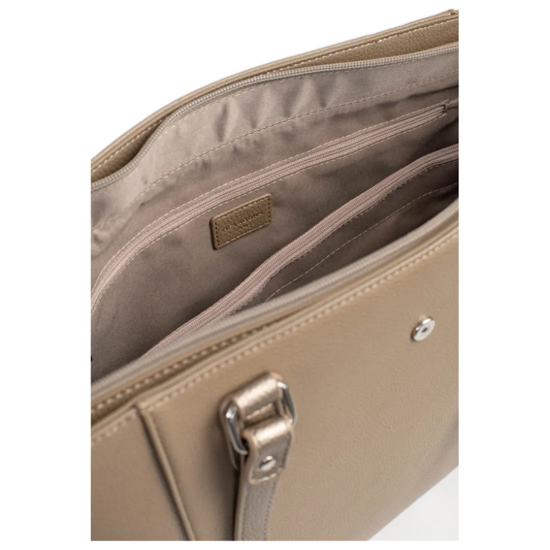 Sac cabas porté épaule A4 MAYA Écorce/Bronze Hazel