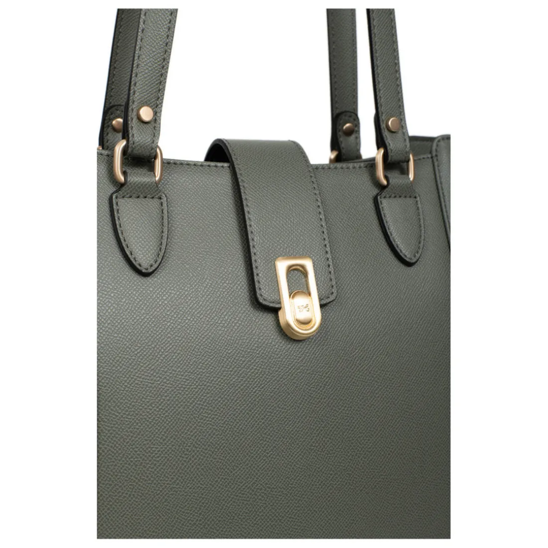Sac cabas porté épaule A4 MERLINE Kaki Olia
