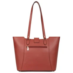 Sac cabas porté épaule A4 MERLINE Brique Yule