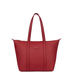 Sac cabas porté épaule A4 TARA Rouge foncé Tess