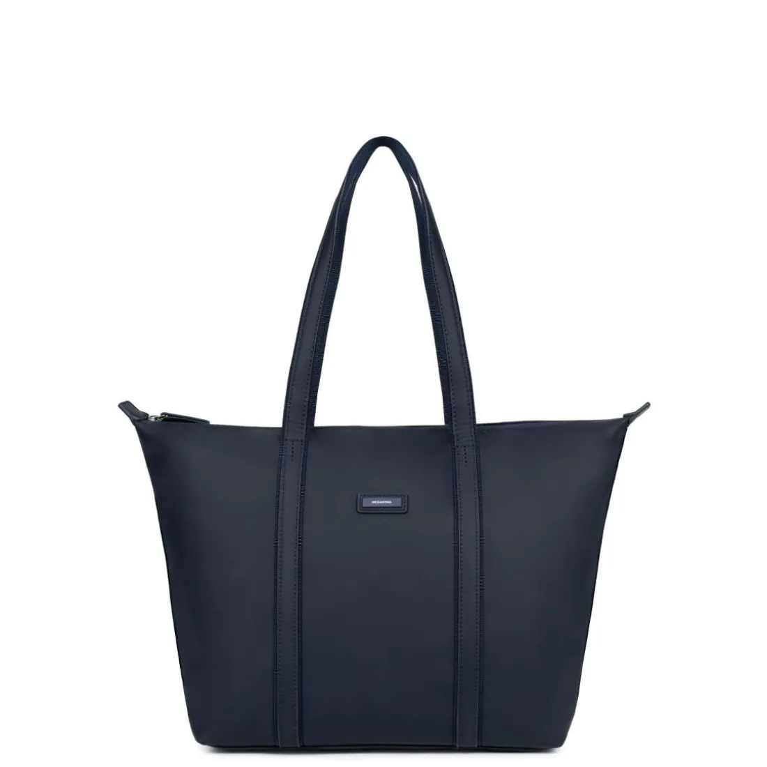 Sac cabas porté épaule A4 TARA Bleu nuit Mae noir