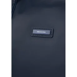 Sac cabas porté épaule A4 TARA Bleu nuit Mae noir