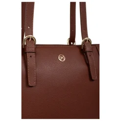 Sac cabas porté épaule AUDE Marron Anya en cuir