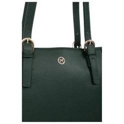 Sac cabas porté épaule AUDE Vert foncé Ivy en cuir