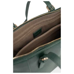 Sac cabas porté épaule AUDE Vert foncé Ivy en cuir