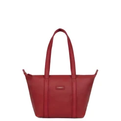 Sac cabas porté épaule TARA Rouge foncé Cléo Quin
