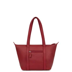 Sac cabas porté épaule TARA Rouge foncé Cléo Quin