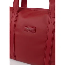 Sac cabas porté épaule TARA Rouge foncé Cléo Quin