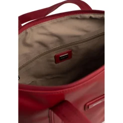 Sac cabas porté épaule TARA Rouge foncé Cléo Quin