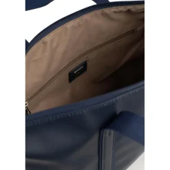 Sac cabas porté épaule TARA Bleu nuit Cara noir