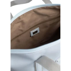 Sac cabas porté épaule TARA Bleu ciel Olia