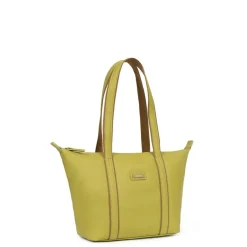 Sac cabas porté épaule TARA Vert anis Mila