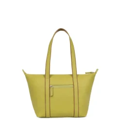 Sac cabas porté épaule TARA Vert anis Mila