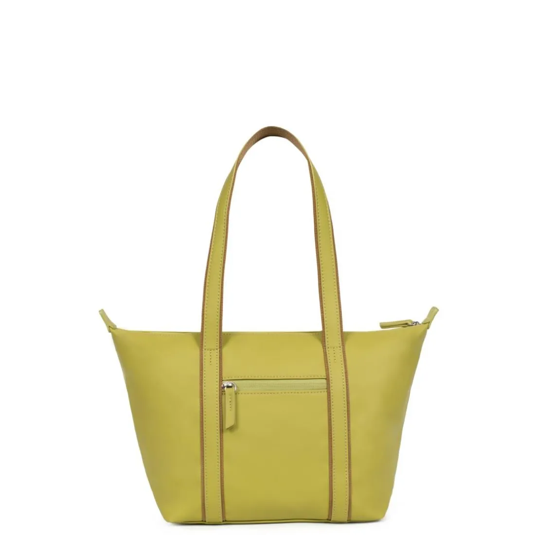 Sac cabas porté épaule TARA Vert anis Mila