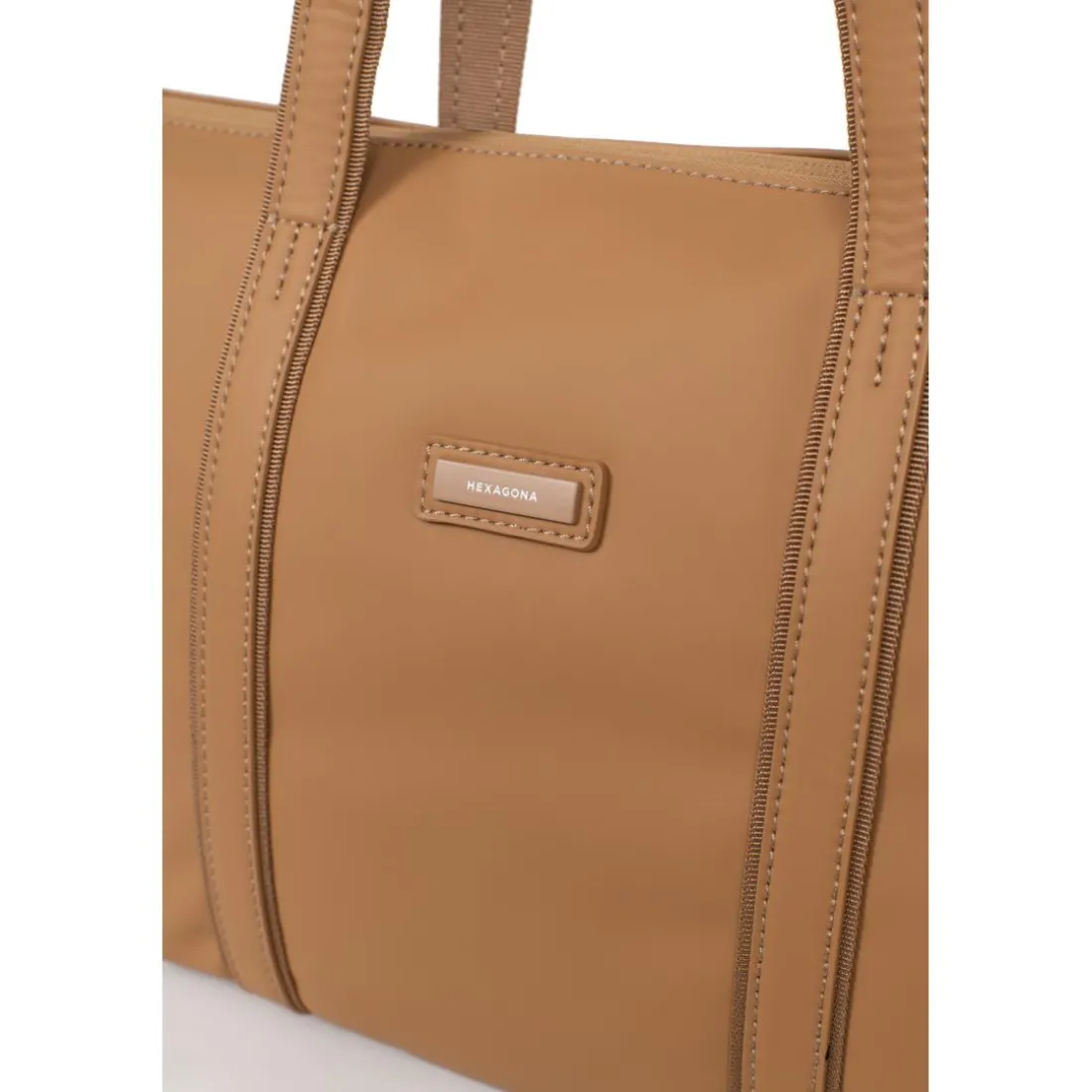 Sac cabas porté épaule TARA Tan Olia marron