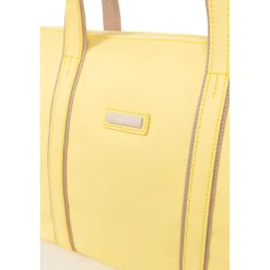 Sac cabas porté épaule TARA Jaune Nora