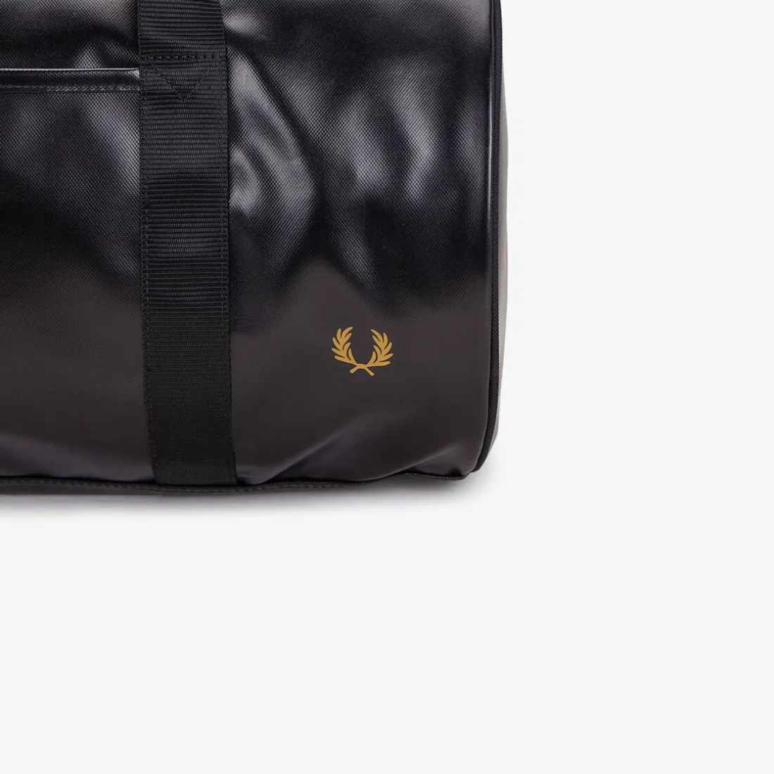 Sac de sport classique ton sur ton noir/doré