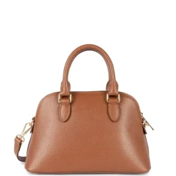 Sac demi lune Zippé M Sierra Jia en cuir marron