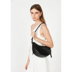 Sac Demi Lune Zippé Suave Ace - Noir