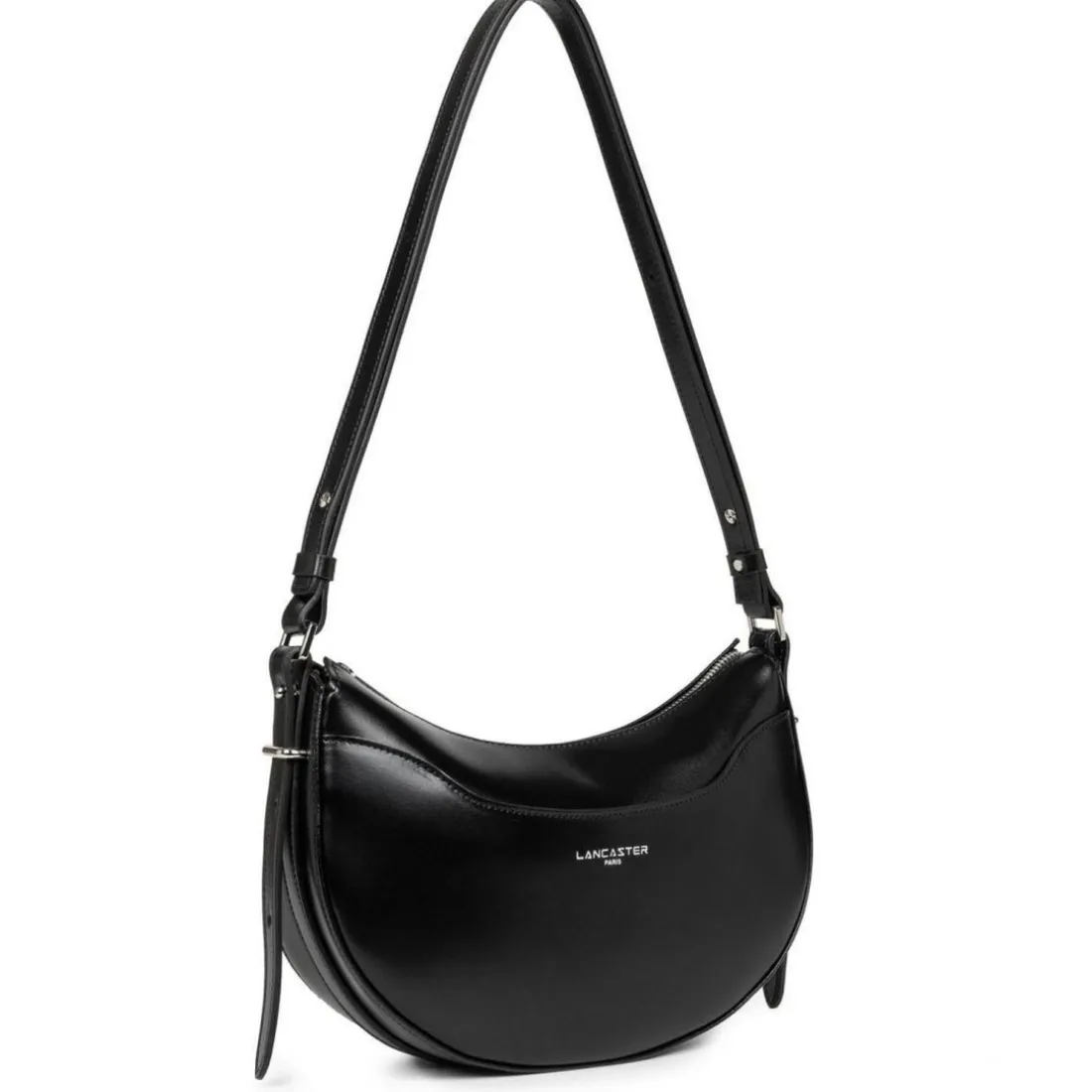Sac Demi Lune Zippé Suave Ace - Noir