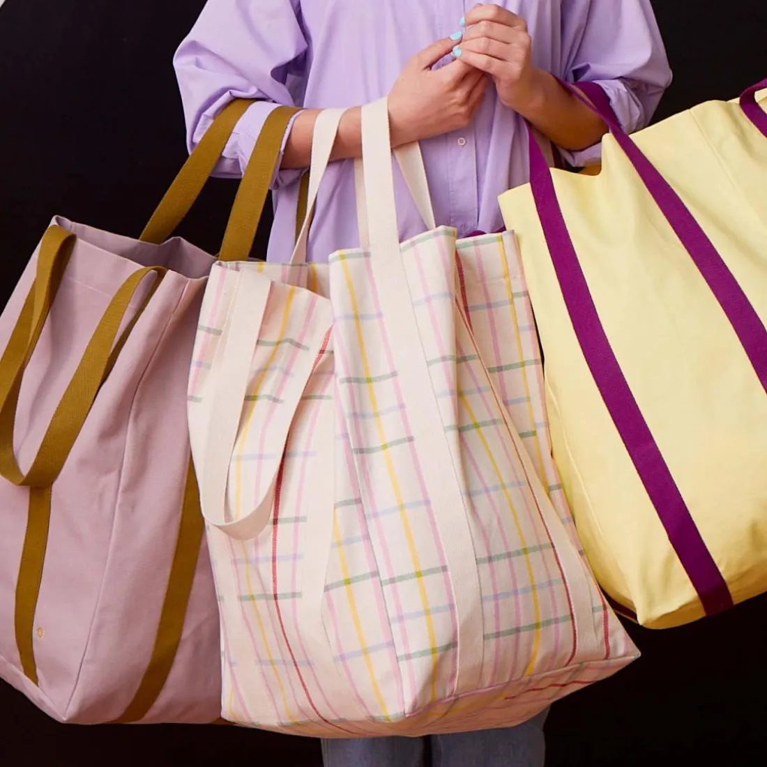 Sac maxi Poppins Fair Play Multicolore 48 x 33 x 33