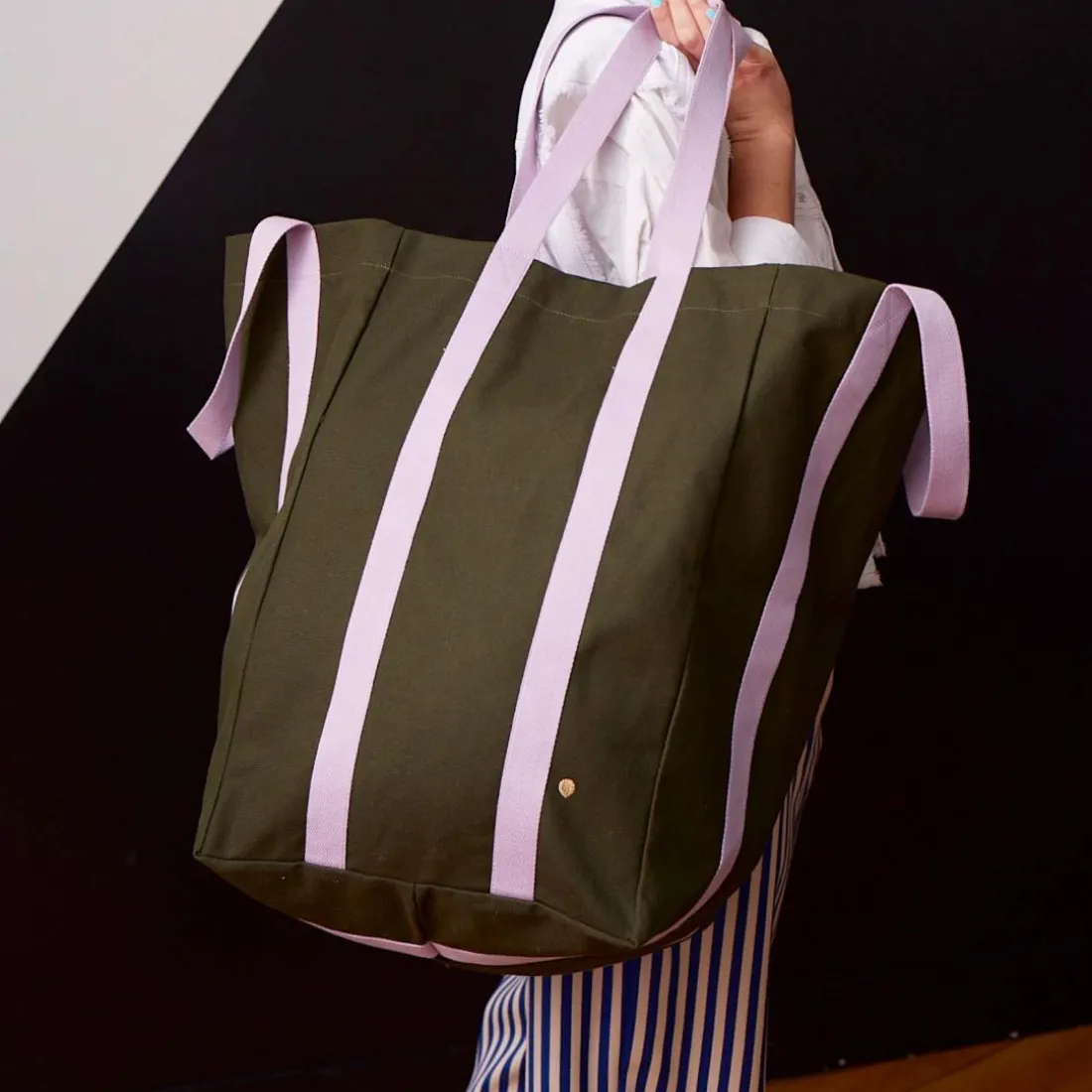 Sac maxi Poppins Iona Kale 748 x 33 x 33 violet