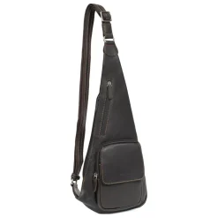 Sac monobretelle Cuir FELIN Marron