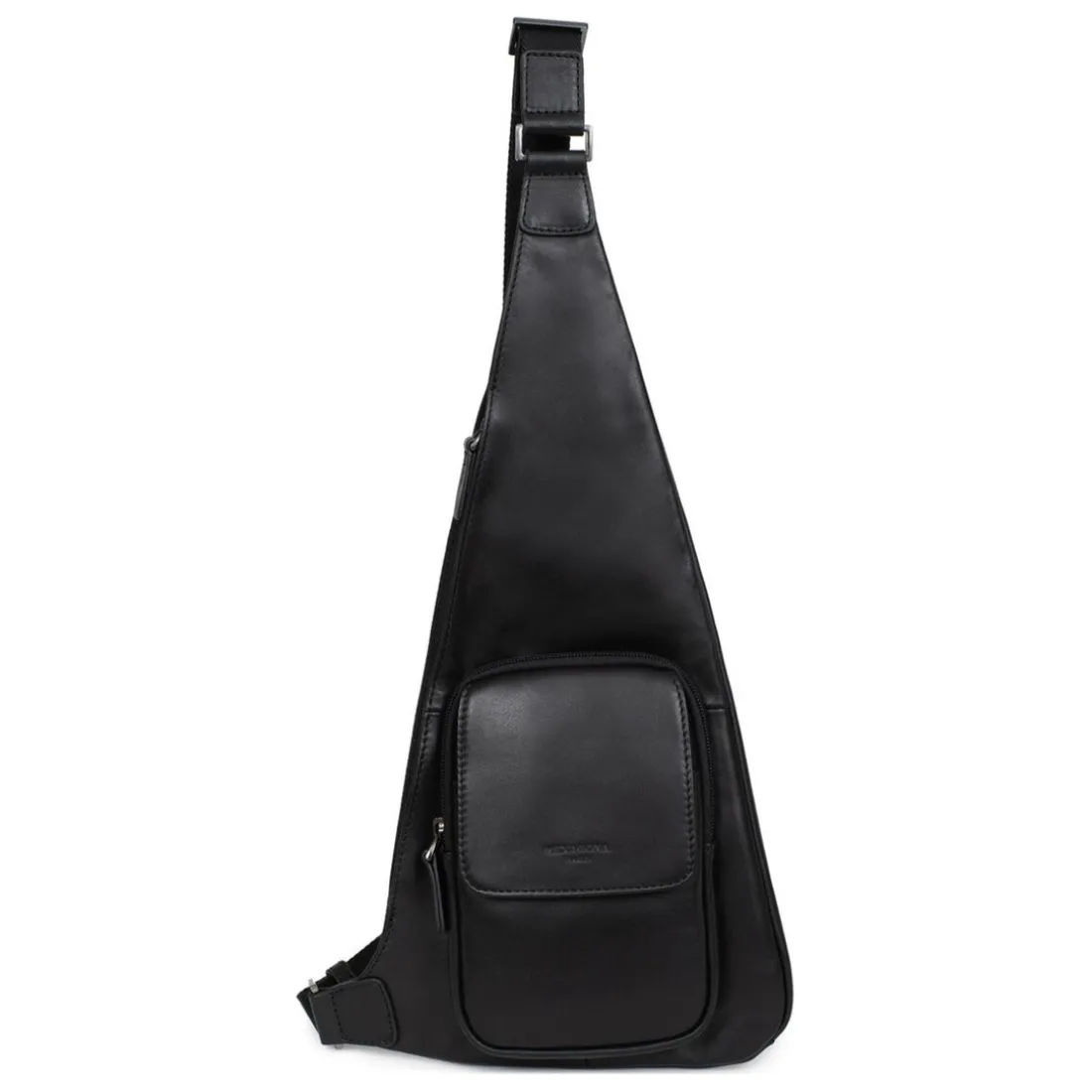Sac monobretelle Cuir SOFTSTUDIO Noir Jarl