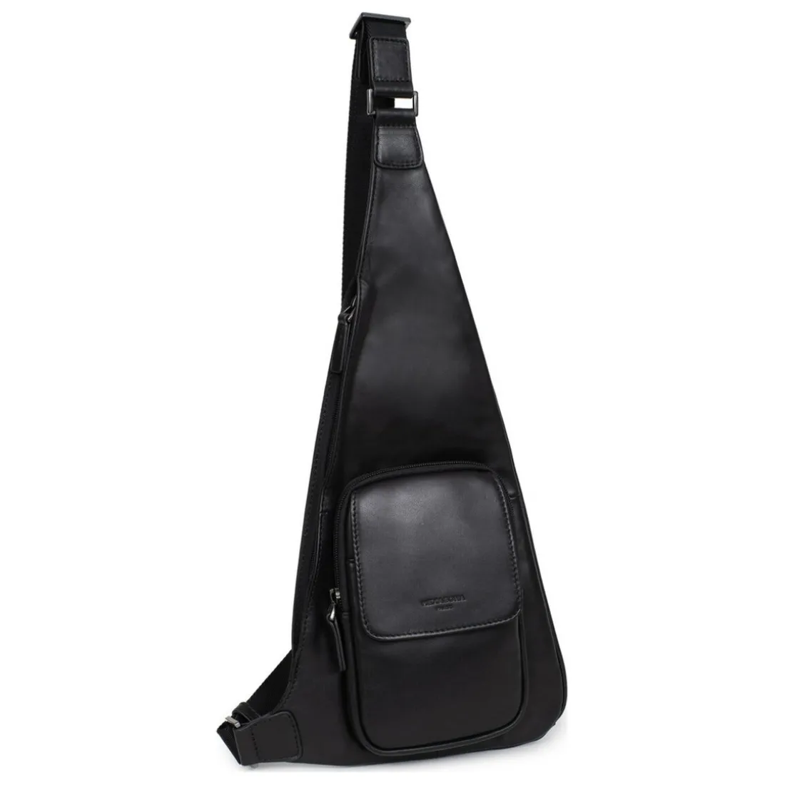 Sac monobretelle Cuir SOFTSTUDIO Noir Jarl