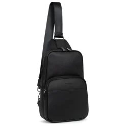 Sac monobretelle noir Ezra