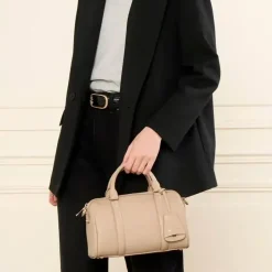 Sac polochon Zippé M Milano Ana beige foncé