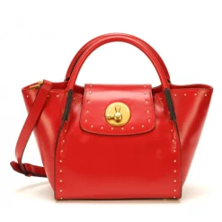Sac porté main / bandoulière Femme cuir rouge - Arthur & Aston Rouge