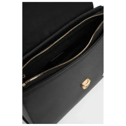 Sac porté main 1 poignée AUDE Noir Rhea en cuir