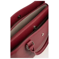 Sac porté main 2 poignées MAYA Carmin rouge Lina