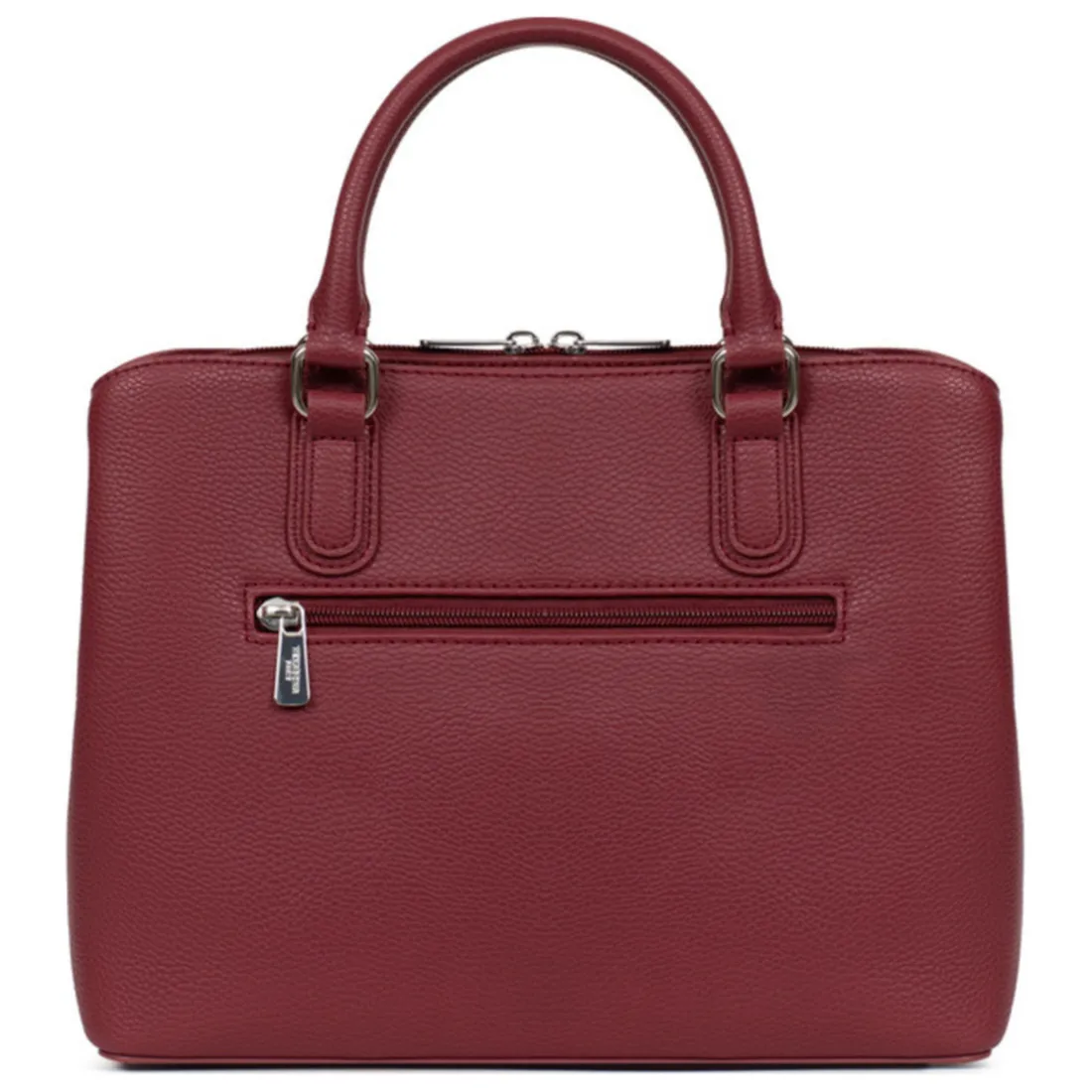 Sac porté main 2 poignées MAYA Carmin rouge Lina